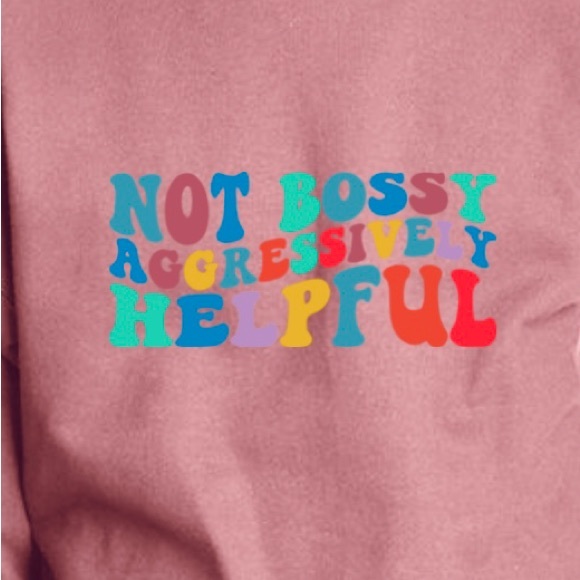 Anxious mental health graphic crewneck raglan pullover sweatshirt size large - Picture 3 of 8